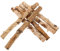 TEHAUX 6 Stücke Birkenscheite Für Natürliche Holz Sticks Dekorative Zweige Handwerk Zubehör