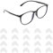 Qianyu 20 Paar selbstklebende Nasenpads Brille Anti-Rutsch D Form Nasenpads 15 mm Weiche Silikon Aufkleben rutschfeste Brillen-Schutzhüllen Nasenpad für Brillen Sonnenbrillen (weiß)