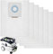 Staubsaugerbeutel für Festool CT 26 / CTM 26 E/CTL 26 E CLEANTEC Serie，Staubsauger für Festool 496187，Große Kapazität Filtersack Dust Extractor Ersatzteile Zubehör SC FIS-CT 26/5 (6 Stück)