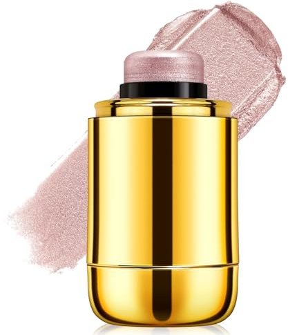 Boobeen Creme Highlighter Stick, Highlighter Makeup Stick für Gesicht und Körper, Shimmer Bronzer Stick Glow Face Illuminator Highlight Contouring Stick Long-lasting
