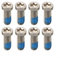 EXTRWORY Pernos de plato de bicicleta 8 piezas para QUARQ para SRAM para Rival para AXS para rojo 12 velocidades para fuerza carretera bicicleta manivela tornillos acero inoxidable plata