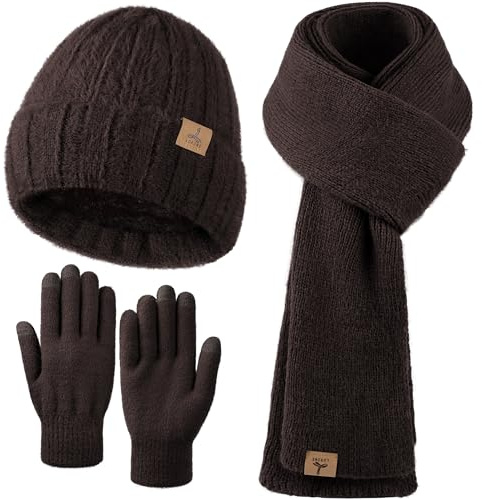 LOROME Damen Warmes Winter-Set Loromewh