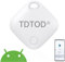 Tag Traceur Android,Traceur Localisateur D’Objets Bluetooth Air Tag pour Android Fonctionne avec l’app Google Localiser (Uniquement Android) IP66 Imperméable GPS Smarttag pour Les clés/Portefeuilles