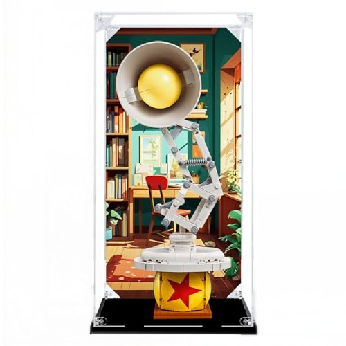 Acrylic Display Case for Lego 21357 Small Table Lampf kit，Display Box Compatible with Lego 21357 (Model not Included