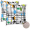 Outdoor Kissen Wetterfest 2er Set Gartenkissen, Outdoor Kissenbezug 40x40 cm Kopfkissenbezug mit Verstecktem Reißverschluss, Outdoorkissen Dekokissen für Auto Balkon Patio (Modern/Einfach) -zt383