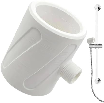 Duschkopf für Herren Badezimmer, 6x8x8cm Rostfrei, Hoher Wasserdruck, Breiter Wasserstrahl, Massagedusche für Männer, Für Zuhause, Hotel, entspannende Massage für Erwachsene
