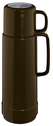 Rotpunkt 803-16-03-0 Isolierflasche 80 0,75 L, Edelstahl, schwarz/honiggelb, 20 x 10 x 10 cm