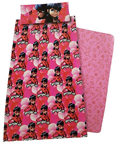 Miraculous Bettwäsche-Set, 48% Baumwolle, 52% Polyester, rot, 90 cm