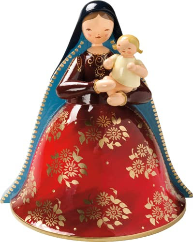 Wendt & Kuhn Madonna mit Jesuskind, reich bemalt