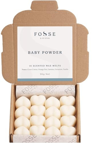 Baby Powder Strong Scented Wax Melts 16 Pack - The Gift for Every Occasion – Made in The UK