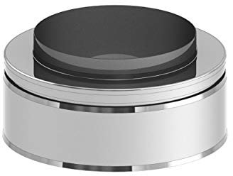 H&M New Line Edelstahlschornstein Schornstein Abschluss Einzelteil doppelwandig Mündungsabschluss Mündungselement Ø120mm Innendurchmesser verschliesst die 25mm Isolierung