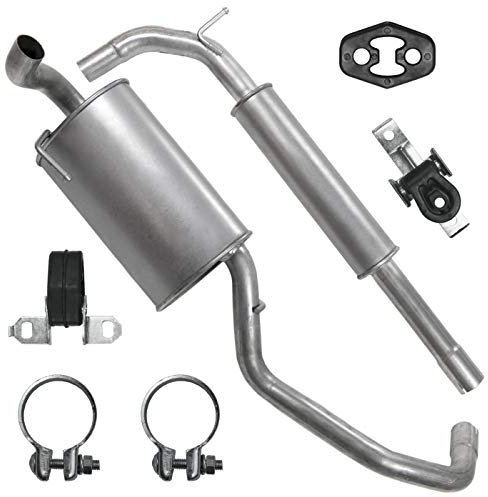 Adamot Auspuffanlage Schalldämpferset Auspuff für VW Lupo 1.4