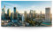 BilderKing Wandbild Frankfurt Am Main Skyline - 180cm x 90cm Leinwand auf 4cm Keilrahmen
