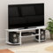 Furinno Wide Entertainment Center, Stand, TV Unit, Engineered Wood, White, 120(W) x 40(H) x 34(D) cm