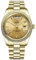 CADISEN Automatik Uhr Herren Mit Gangreserve Automatik Saphirglas Wasserdicht Edelstahlarmband (Gold)