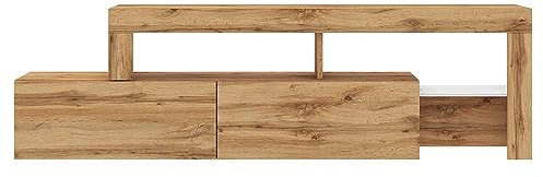 Selsey Asten - Meuble TV - 172 cm chêne wotan - sans LED