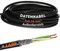 10 m Lapp 1030497 LiYCY Shielded Control Cable 4 x 0.34 mm² I UV-Resistant I Signal Cable 4 Core I Data Cable for Outdoor Use I Soldering Cable I Connection Cable LED black