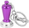 KUIKUI Keyring Mini Coffee Tamper Keychain Powder Hammer Keyring Coffee Appliance Pendant Gifts Collection (Purple)