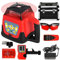 360° Rotary Laser Level Kit 500m Range Self-Leveling Measuring Equipment Construction Tools for Outdoor Industry (Color : Red Beam)