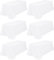 6 Stück Tischdecke Weiße 229 x 396 cm,Rechteck-Tischdecke ür 8 FT Tisch,Fleck und Faltenfreie Waschbare Polyester Gewebe Tischdecke für Hochzeit Dining Partys Events und Restaurant