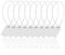 ELGE 100 PCS Kunststoff Tamper Seals nummeriert Zip Ties Tags Einweg Selbstsichernde Beschilderung für,Versand,250mm A