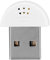 LetCart Mini Microphone USB Portable, Microphone Vocal De Studio, Adaptateur De Micro Audio D'enregistrement, pour Ordinateur PC, Plug and Play(Blanc)