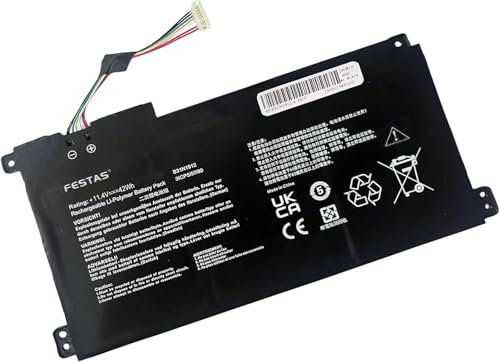 FESTAS® Batterie de rechange pour ordinateur portable Asus VivoBook Go 14 15 E410KA E410MA E510KA E510KA E510KA E510MA L410MA L410MA L510MA F414MA R522MA e510ma-ej592ws E410KA-E410KA-E422MA K037TS.