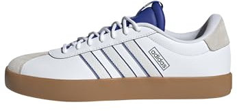 adidas Men's VL Court 3.0 Shoes, FTWR White/Crystal White/semi Lucid Blue, 8.5 UK