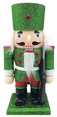 Bambola dello Schiaccianoci di Natale, Figura dello Schiaccianoci - Giocattolo per bambole schiaccianoci natalizi,Schiaccianoci tradizionali in legno, bambola con figure di schiaccianoci, schiaccianoc