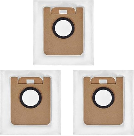 Esshogo 3 pezzi sacchetti compatibili con stazione di ricarica e autopulente dei robot aspirapolvere lavapavimenti, Sacchetto antipolvere di grande capacità Pezzi di ricambio