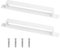2 Pz Maniglia per Porta Scorrevole, Maniglia Porta Scorrevole, Maniglie Per Porte Scorrevoli, Maniglia Porta Esterna, Maniglie Porte Interne, Maniglie per Armadietti Garage Armadio(Bianco, 286mm)