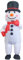 Irishom Inflatable Christmas Snowman Costume Funny Clothes Christmas Snowman Costume Air Blow-Up Suit Holiday Party Cosplay Costume for Women Men Adult with Blower Battery Box-Not Include Battery