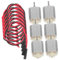 BESTonZON 1 Jeu Moteur 130 CC Moteur Passe-Temps pour Enfants Fourniture de Bricolage Portable Bateau Miniature Moteurs à continu Passe-Temps Moteur à continu Caoutchouc