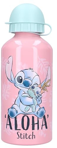 Vadobag STITCH Really Refreshing Bouteille Bouteille 500 ml en aluminium pour boissons - Lilo et Stitch