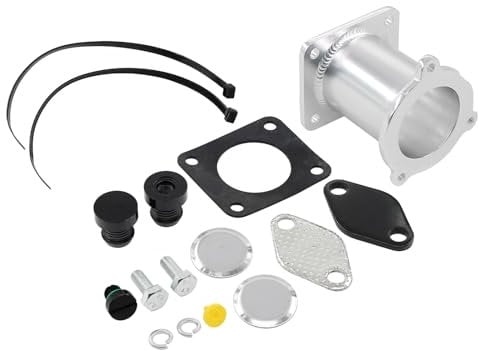 AGR Ventil Entfernung Satz AGR-Ventil Entfernen EGR Ausbau Kühler Thermostat Entfernungssatz mit Blindplatten Blindstopfen für 1er E87 3er E90 E91 E92 E93 5er E60 E61 7er E65 E66 X3 E83 X5 E70 X6 E71