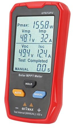 Testeur Panneau Pour Test 800W Photovoltaïque Multimètre LCD Écran MPPT METER METER