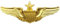 Piloten-Anstecknadel, Pilotenflügel, goldfarben, Luftwaffe, Senioren-Pilotenflügel, Pilotenkostüm, Anstecknadel, Metall, Fliegernadeln für Hut, Hemd, Uniform-Kostüm, One size, Legierter Stahl