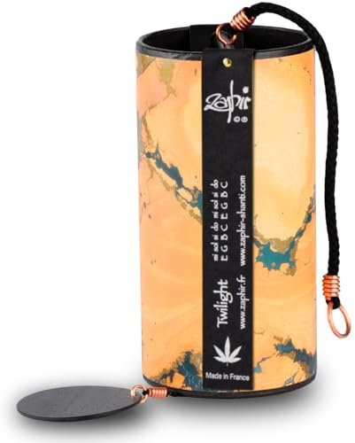 Zaphir Klangspiel Twilight Herbst Shanti | Handgefertigtes Windspiel für Yoga, Meditation und Raumreinigung | Beruhigender Klang für Babys, Erwachsene & Haustiere