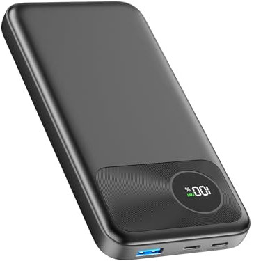 Virelek Portable Charger 20000mAh - 22.5W Fast Charging Power Bank with 2 High-Speed USB C In&Out, 1 USB A Output, 3A Phone Battery Pack PD3.0 QC4.0 for iPhone Plus Pro Max Mini iPad