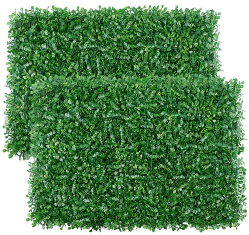 Panneaux muraux de Plante Artificielle 2PCS 16x24In RETTACT DE Mur VERCIE DIVANT