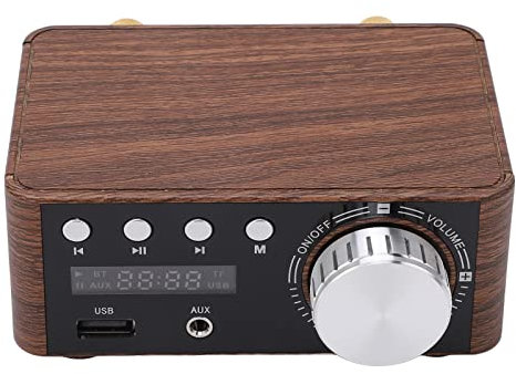 Digital Audio Amplifier Small Memory Card Player HIFI Stereo AMP USB Bluetooth 5.0 50W x 2 High Fidelity Clear Powerful Sound Fashionable Stylish Durable