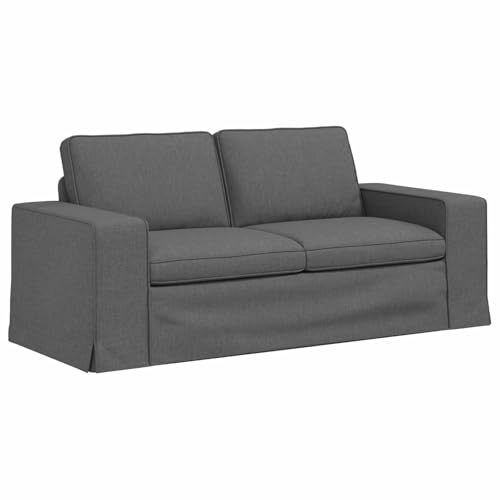 vidaXL Sofa Dunkelgrau 182 x 80 x 82 cm Stoff