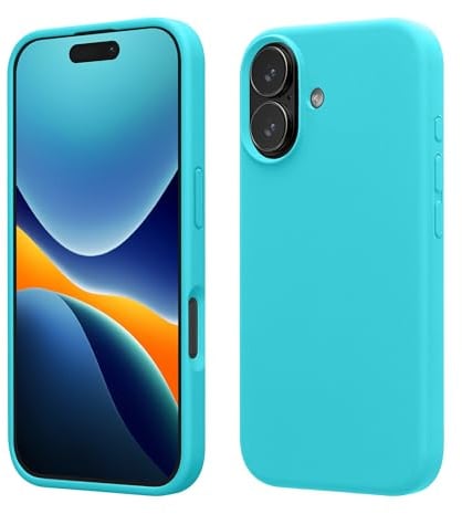 kwmobile Handyhülle für iPhone 17 Hülle, für iPhone 17 Case - Hülle Silikon - kabelloses Laden - Cool Glacier