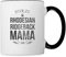Spreadshirt Stolze Rhodesian Ridgeback Mama Frauchen Tasse Zweifarbig, One size, Weiß/Schwarz