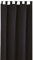 Bestlivings Blickdichte Gardine mit Schlaufen (140x225 cm/Schwarz), in vielen Variationen