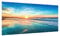 Bilderwelten Spritzschutz Glas - Romantischer Sonnenuntergang am Meer - Quer 1:2, 40cm x 80cm