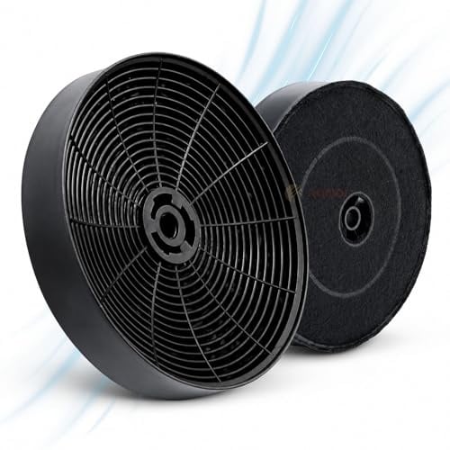 NAMAI - Filtro Cappa Cucina Carboni Attivi, Ø 173 mm e 35 mm Altezza, Compatibile con Vari Modelli di Cappe Aspiranti, Antiodore e Duraturo, Facile da Installare (1 Pezzo) | Antiodore, Facile Montaggio, Compatibile, Lunga Durata, 1 Pezzo