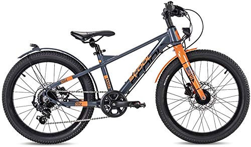 S'Cool XXlite EVO 20R 7S Kinder Mountain Bike (20, Grau/Orange)
