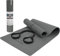 COVACURE Yogamatte Sportmatte Gymnastikmatte - 183 x 66 x 0,8 cm Fitnessmatte TPE rutschfest Yogamatte, Dünn, Licht, Langlebig mit Ausrichtungslinien und Tragegurt für Yoga & Pilates