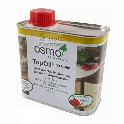 TopOil - OSMO (huile plan de travail bois) 0.5 Litre - BLANC 3037